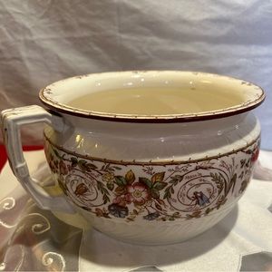 - Vintage Alton Wedgwood  Spittoon. Alton pattern. Browns and Pink Colors.…